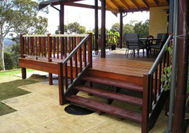 External Timber Stairs