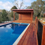Poolside Merbau Deck